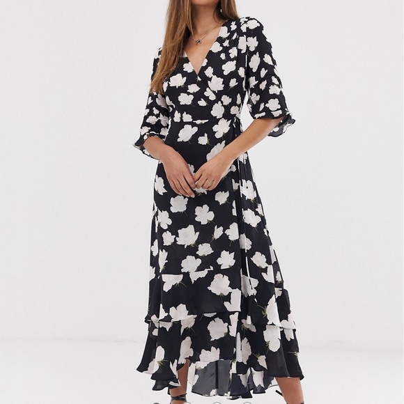 All Saints Dresses & Skirts - AllSaints delana caro floral print wrap dress